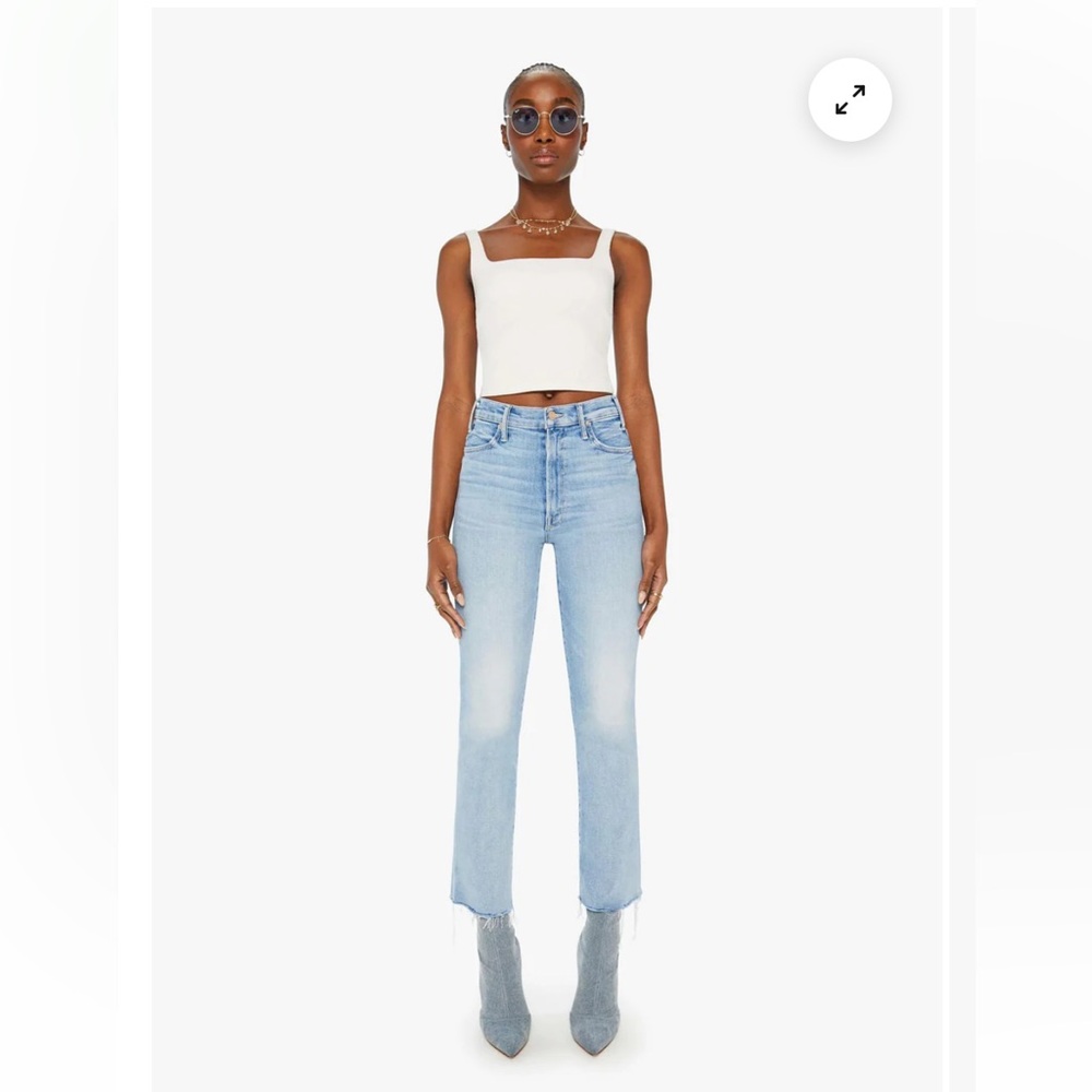 NWT Mother Hustler Ankle Fray Size 32